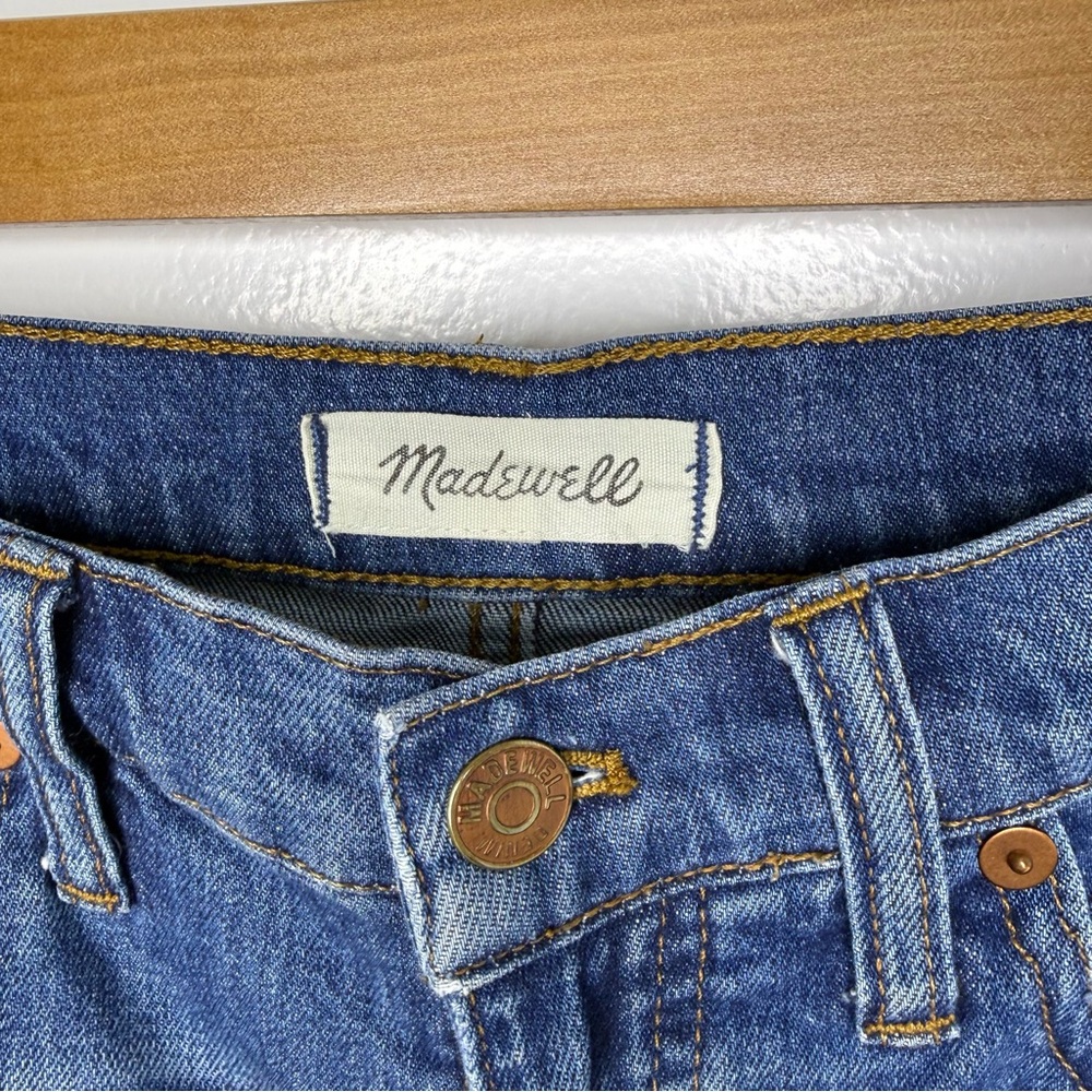 MADEWELL The Perfect Vintage Mid Length Jean Shorts - Picture 4 of 6